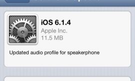 iOS 6.1.4 Update For iPhone 5