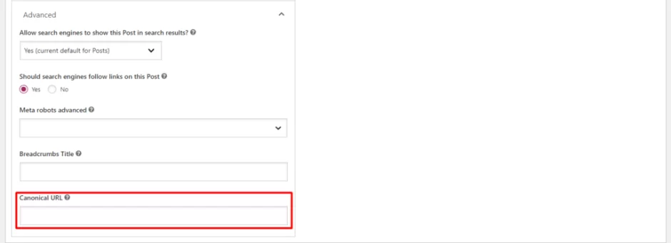 yoast canonical url