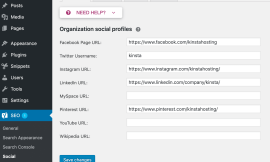 Yoast SEO Setting for Social Media and Tools